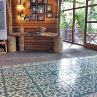 セメントタイルが華やかさを演出! セメントタイルが華やかさを演出!