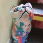 猫ちゃんもカラフルにペイント 猫ちゃんもカラフルにペイント